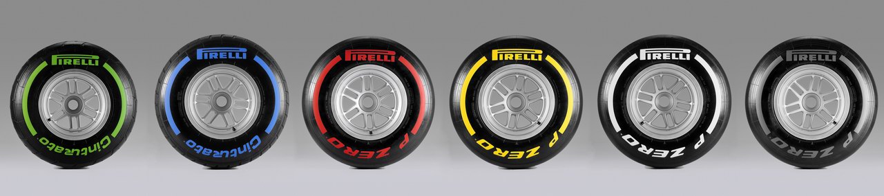 Pirelli F1 gomme 2012